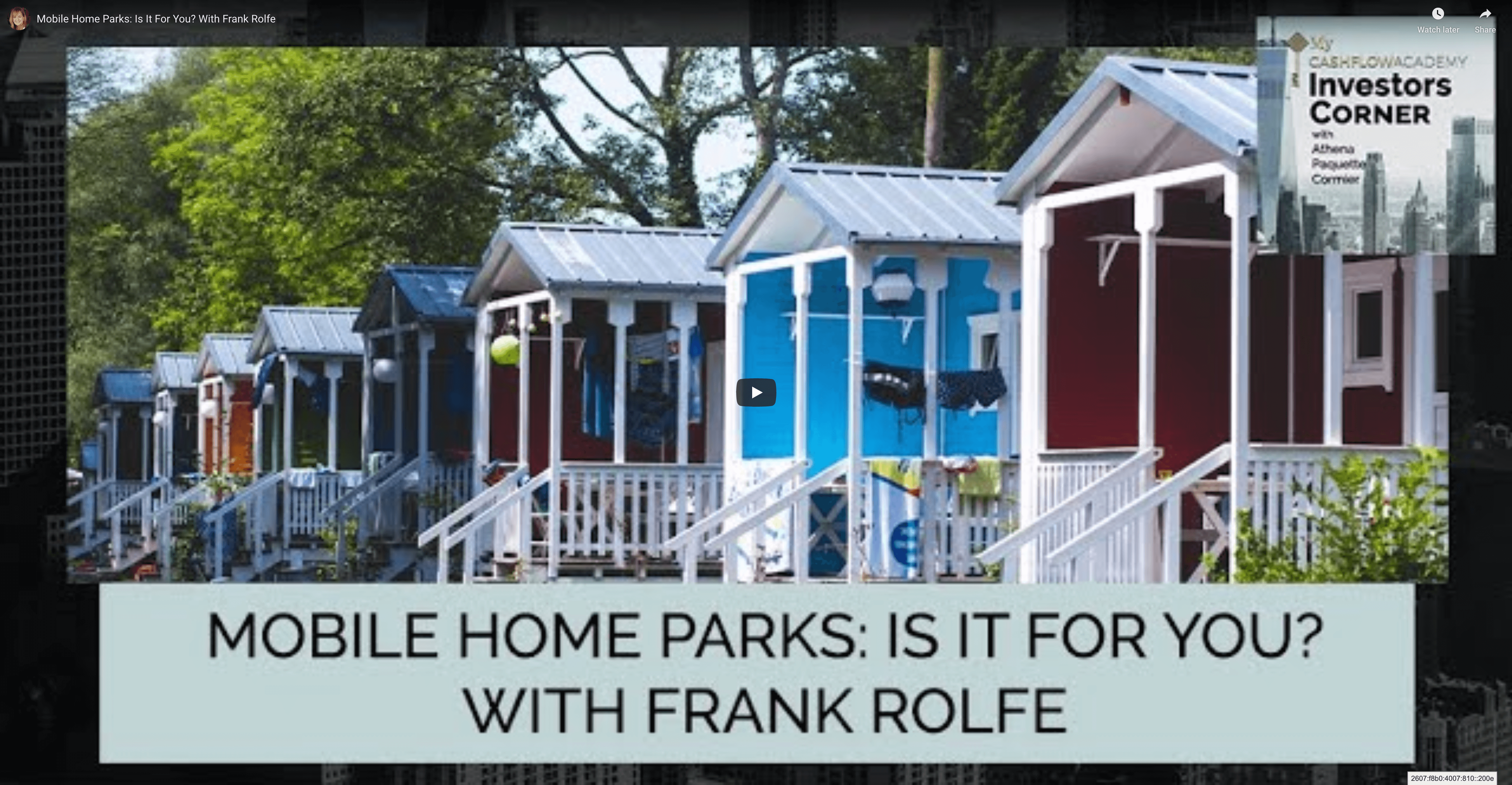 Mobile Home Parks: Is It For You? With Frank Rolfe